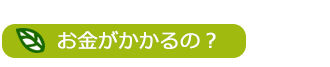 お金がかかるの？